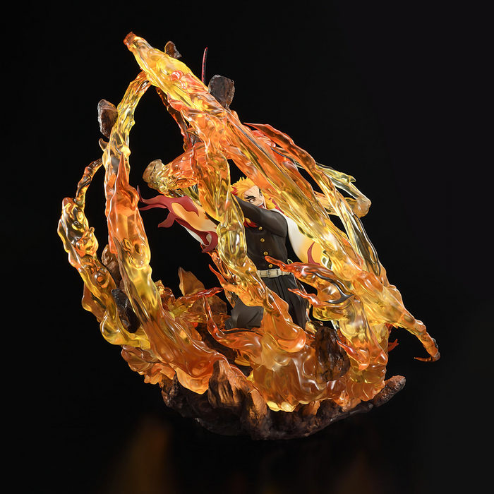 Bellfine: Demon Slayer: Kimetsu no Yaiba - Kyojuro Rengoku Battle Stance DX Ver 1/8 Scale Figure - for just $504.99! 