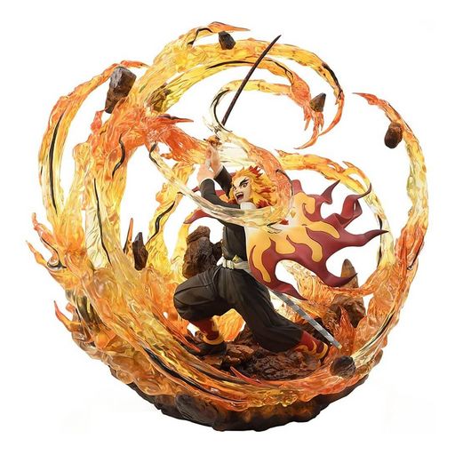 Bellfine: Demon Slayer: Kimetsu no Yaiba - Kyojuro Rengoku Battle Stance DX Ver 1/8 Scale Figure - for just $504.99! 