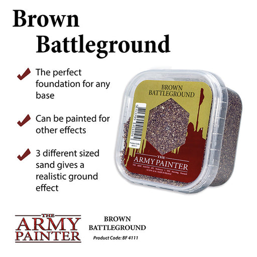 Army Painter Tools: Basing: Brown Battleground - for just $5.99! 