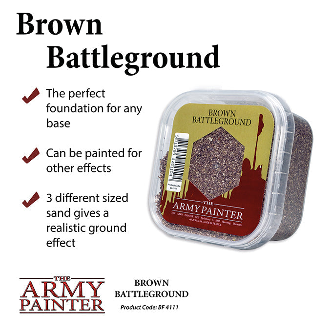 Army Painter Tools: Basing: Brown Battleground - for just $5.99! 