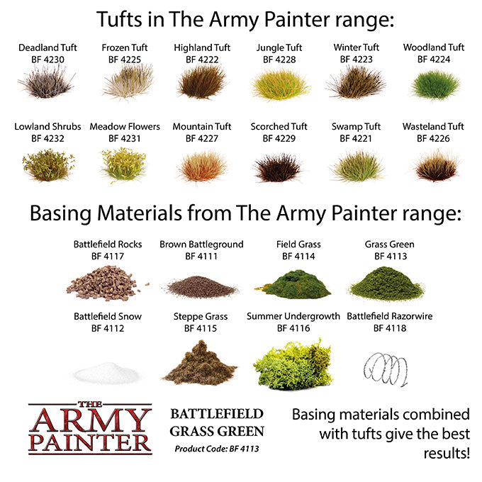 Army Painter Tools: Basing: Grass Green - for just $5.99! 
