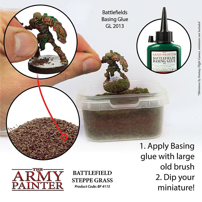 Army Painter Tools: Basing: Steppe Grass - for just $5.99! 