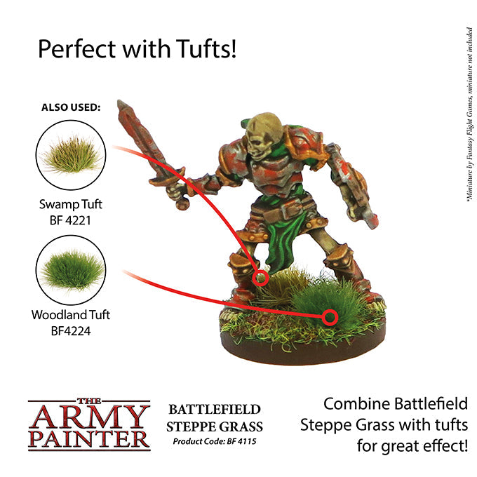 Army Painter Tools: Basing: Steppe Grass - for just $5.99! 
