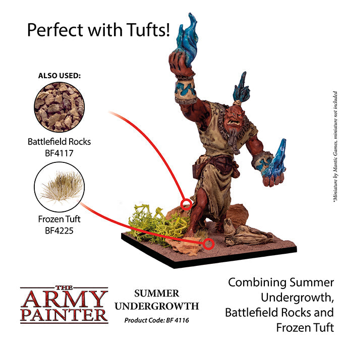Army Painter Tools: Basing: Summer Undergrowth - for just $5.99! 