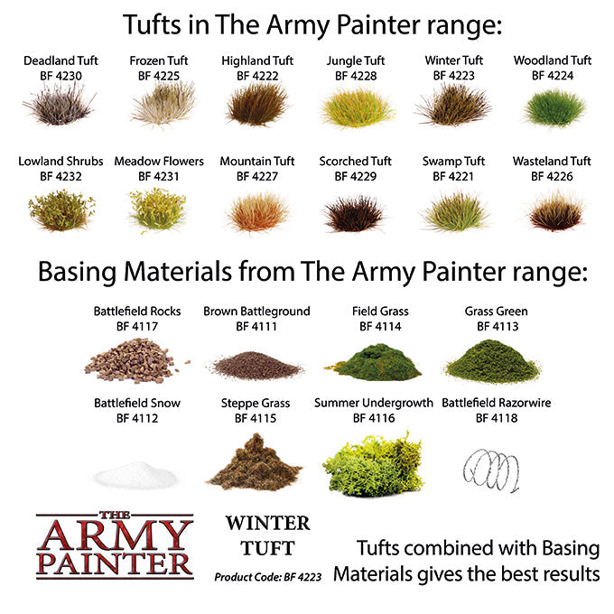 Army Painter Tools: Battlefields: Winter Tuft - for just $6.99! 