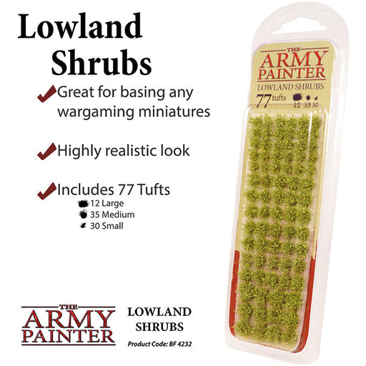 Army Painter Tools: Battlefields: Lowland Shrubs - for just $6.99! 