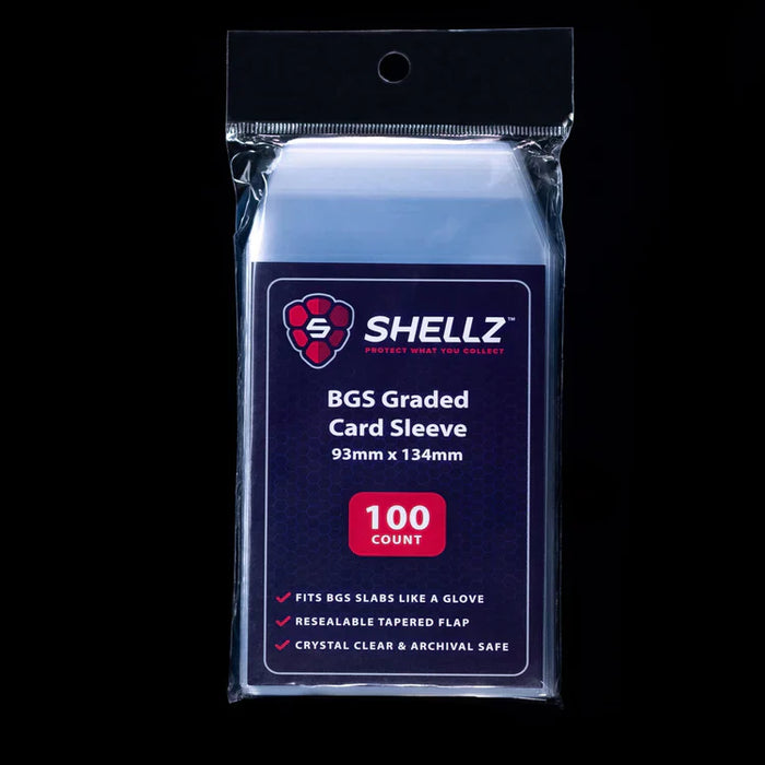 Shellz BGS Graded Card Sleeves 100-Count - Just $3.49! Shop now at Retro Gaming of Denver