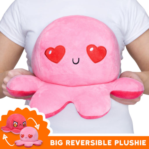 TeeTurtle Big Reversible Octopus: Love Light Pink/Pink (Big) - Premium Toys and Collectible - Just $39.99! Shop now at Retro Gaming of Denver