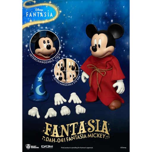 Beast Kingdom: Fantasia - Dynamic 8ction Heroes Sorcerer Mickey DAH-041 - for just $69.95! 