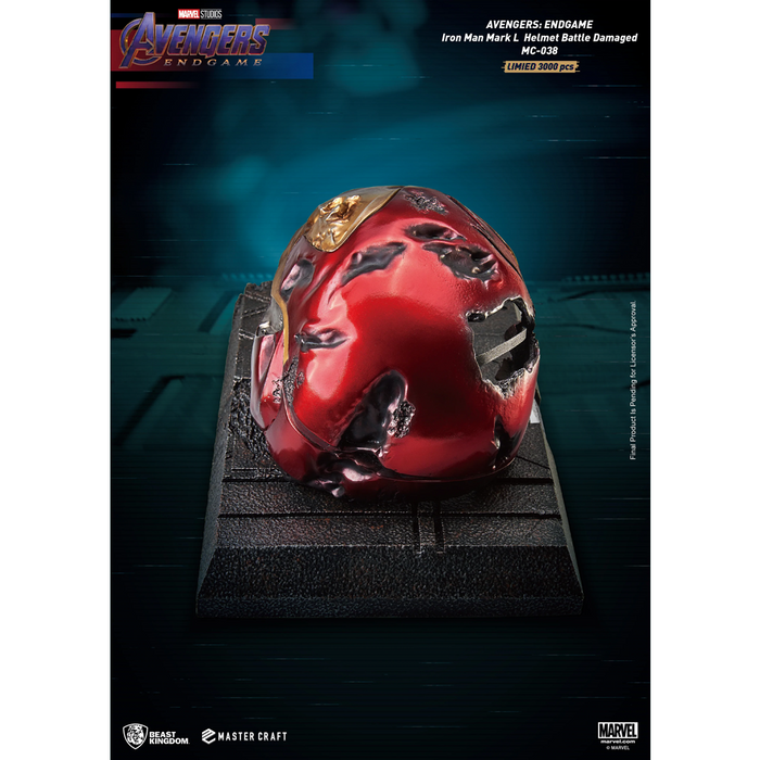 Beast Kingdom: Avengers: Endgame - Master Craft Iron Man Mark L Helmet (Battle Damaged) MC-038 - for just $399.99! 