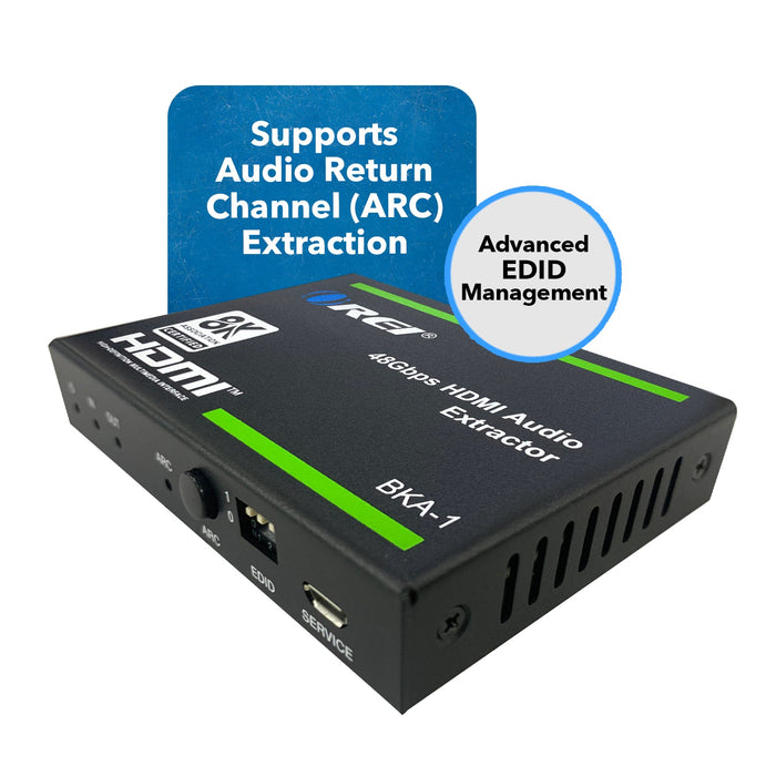 8K Audio Extractor 48Gbps HDMI UltraHD 4K @120Hz, Dolby Vision, EDID (BKA-1) - Just $79.99! Shop now at Retro Gaming of Denver