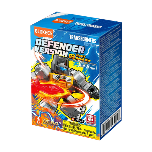 Blokees Transformers: Defender Version - 03 Heavy Metal War - Blind Box - for just $3.99! 