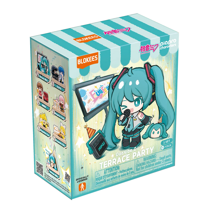 Blokees: Hatsune Miku - DaaVibe Series - 01 Terrace Party - Blind Box - for just $12.99! 