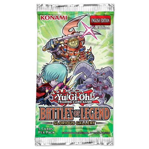 Yu-Gi-Oh! TCG Battles of Legend: Glorious Gallery Booster Pack (1st Edition) - for just $5.99! 