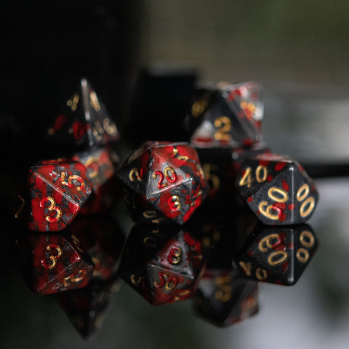 Blood and Iron Acrylic Dice Set - Just $9.99! Shop now at Retro Gaming of Denver