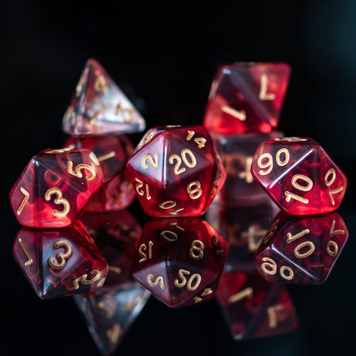 Bloodlust Elixir Acrylic Dice Set - Just $9.99! Shop now at Retro Gaming of Denver