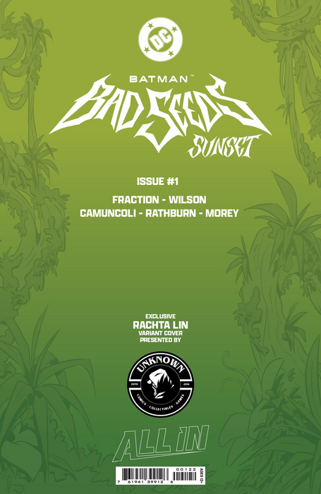 [FOIL] BATMAN BAD SEEDS SUNSET #1 RACHTA LIN EXCLUSIVE VIRGIN VAR (08/26/2026) - for just $40! 