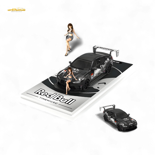 TimeMicro BMW M4 Modified Widebody Silver R e d B u l l - Figure Version 1:64 - for just $34.99! 