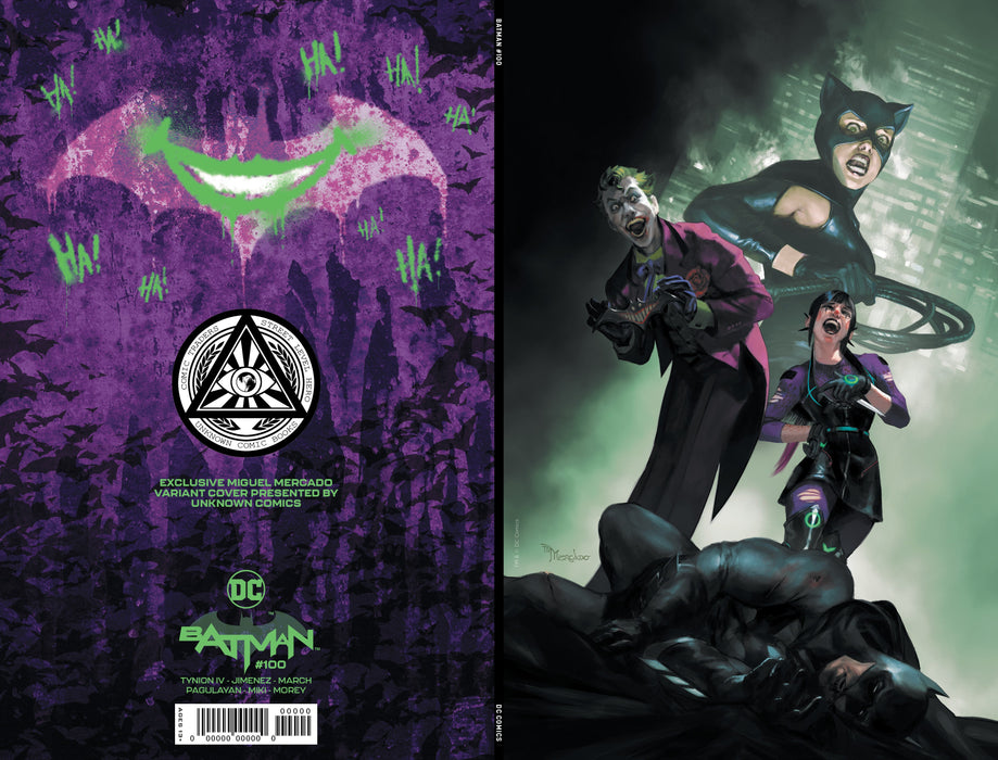 Batman #100 Unknown Comics Miguel Mercado Exclusive Virgin Var (Joker War) (10/06/2020) - for just $10! 