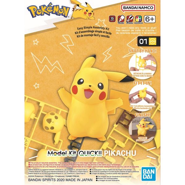 Pokémon: Plamo Quick!! - 01 Pikachu - for just $12.99! 