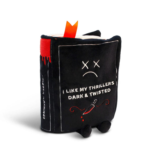 Punchkins Book Plush I Like My Thrillers Dark & Twisted - for just $18.50! 