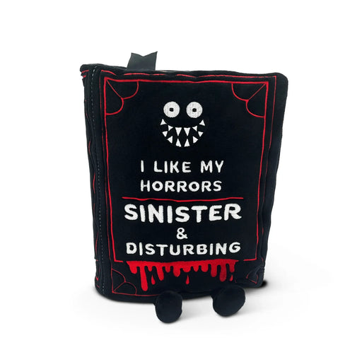 Punchkins Book Plush I Like My Horrors Sinister & Disturbing - for just $18.50! 