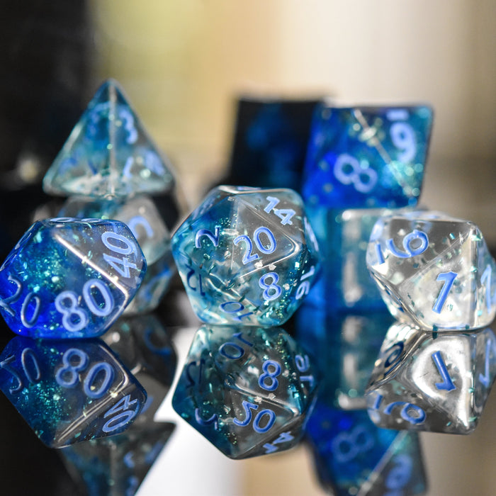 Bora Bora Acrylic Dice Set - Just $9.99! Shop now at Retro Gaming of Denver