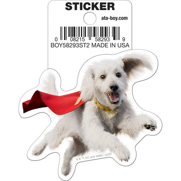 Superman 2025: Krypto Die Cut Vinyl Sticker - 3" - for just $3! 