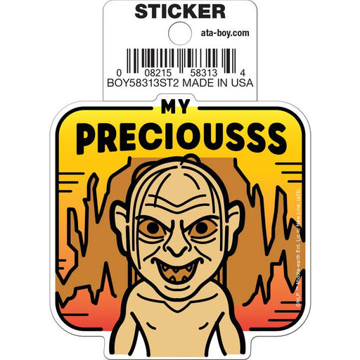 Lord of the Rings: Gollum My Precious Die Cut Vinyl Sticker - 3" - for just $3! 