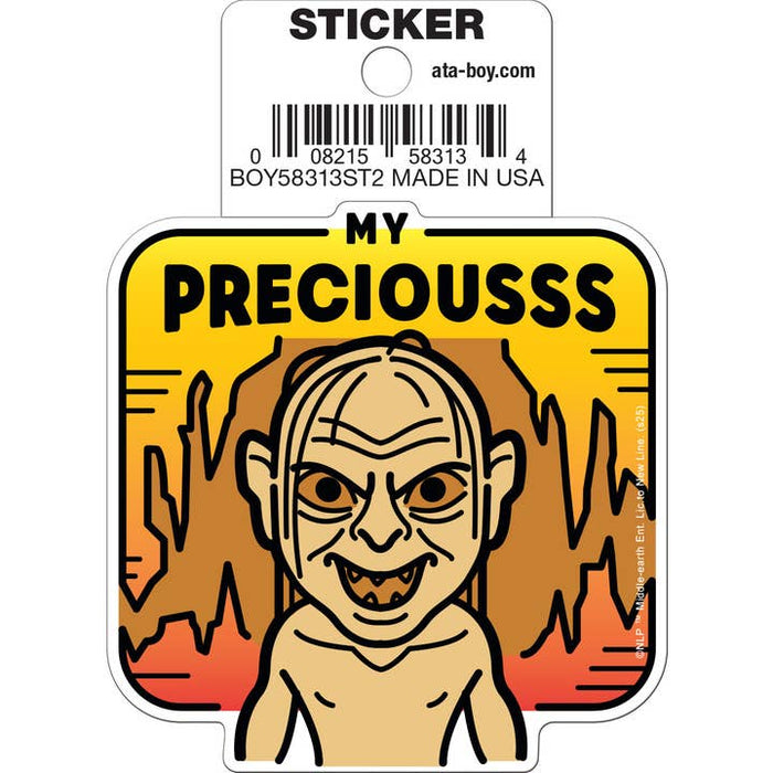 Lord of the Rings: Gollum My Precious Die Cut Vinyl Sticker - 3" - for just $3! 