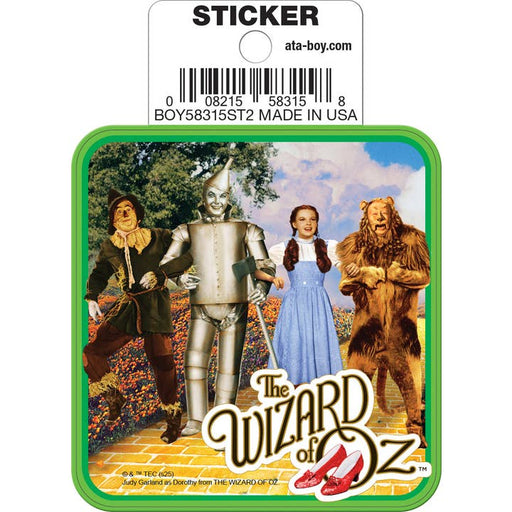 Wizard of Oz: On the Yellow Brick Road Die Cut Vinyl Sticker - 3" - for just $3! 