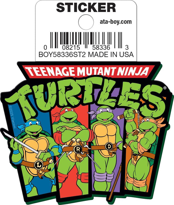 Teenage Mutant Ninja Turtles: Logo Team Die Cut Vinyl Sticker - 3" - for just $3! 