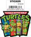 Teenage Mutant Ninja Turtles: Logo Team Die Cut Vinyl Sticker - 3" - for just $3! 