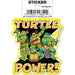 Teenage Mutant Ninja Turtles: Turtle Power Team Die Cut Vinyl Sticker - 3" - for just $3! 