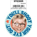 Christmas Story: Shoot Your Eye Out Die Cut Vinyl Sticker - 3" - for just $3! 