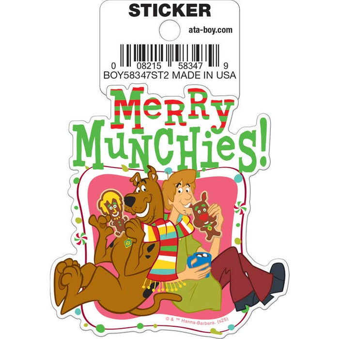 Scooby-Doo: Merry Munchies Run Die Cut Vinyl Sticker - 3" - for just $3! 