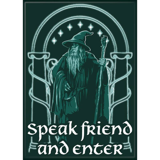 Ata-Boy Magnets: Refrigerator Magnet - 2.5" x 3.5" - Lord of the Rings - Gandalf - Speak Friend and Enter Doors of Durin - for just $4.49! 
