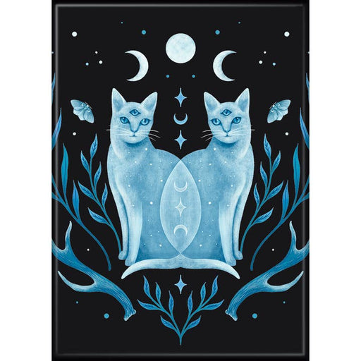 Episodic Drawing: Symmetrical Two Cat Magnet - for just $4.49! 
