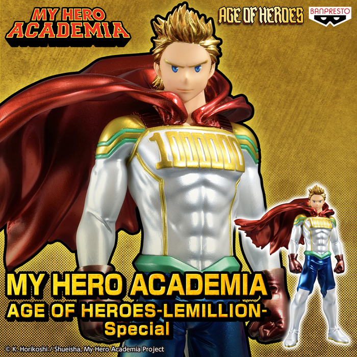 Banpresto: My Hero Academia Age of Heroes - Lemillion (Special Ver.) Figure - for just $31.99! 