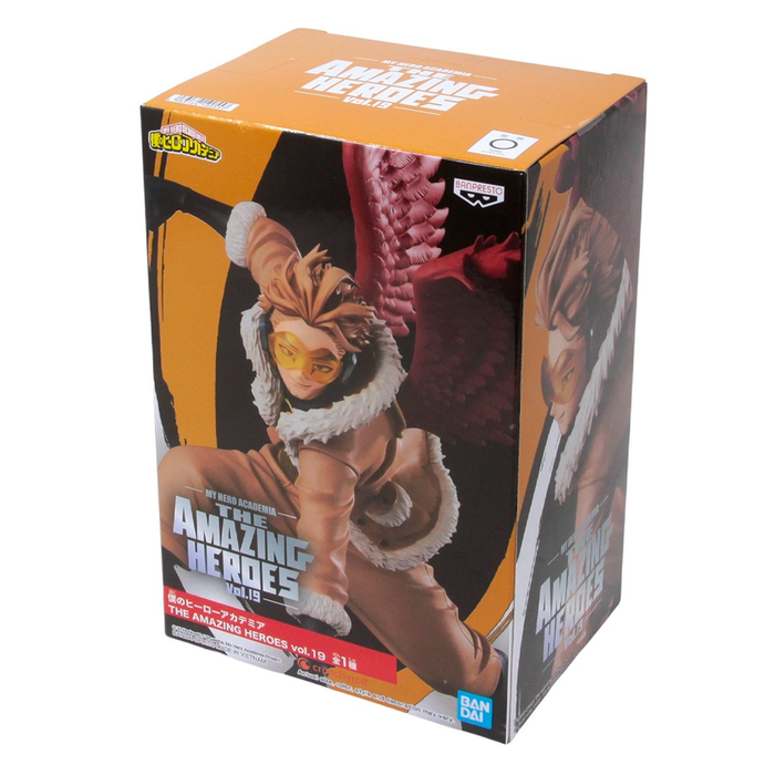 Banpresto: My Hero Academia The Amazing Heroes Vol. 19 - Hawks (Keigo Takami) - for just $26.99! 
