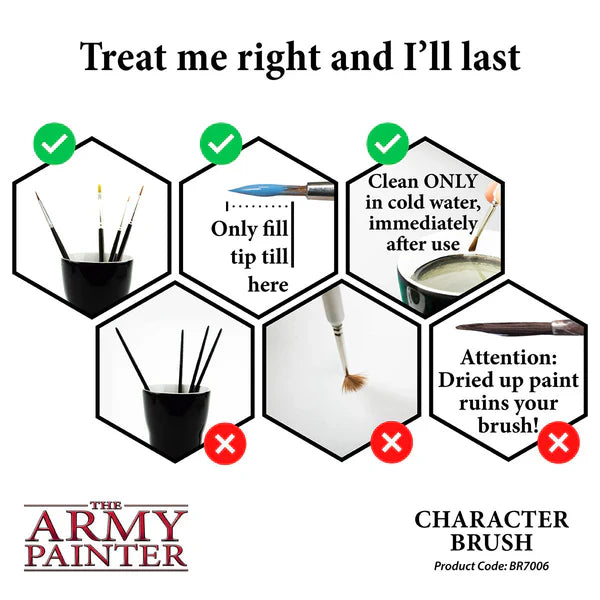 Army Painter Tools: Wargammer Brush - Character - for just $10! 