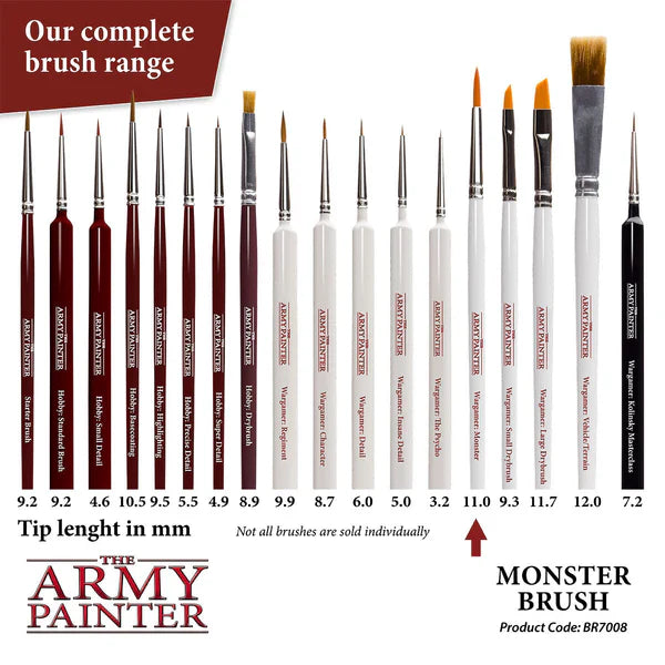 Army Painter Tools: Wargamer Brush - Monster - for just $10! 