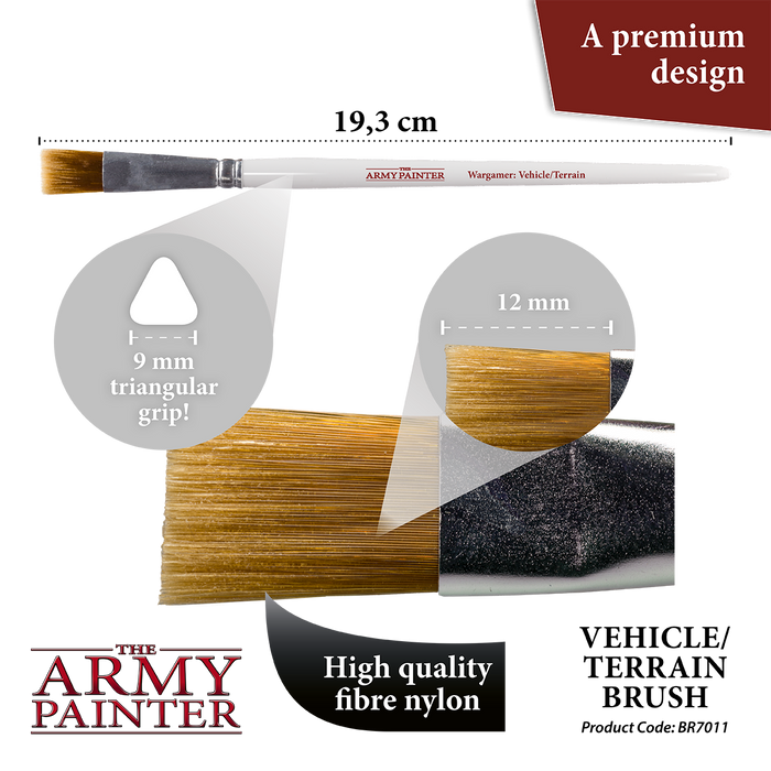 Army Painter Tools: Wargamer Brush - Vehicle & Scenery - for just $10! 