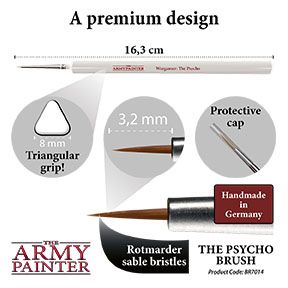 Army Painter Tools: Wargamer Brush - The Psycho - for just $8.50! 