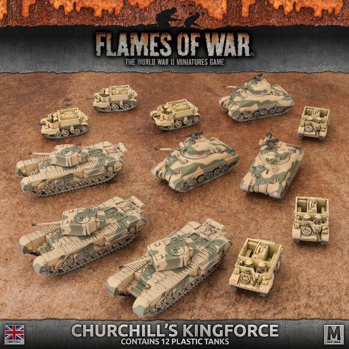 Flames of War: British Churchill's Kingforce (Mid War) - for just $65! 