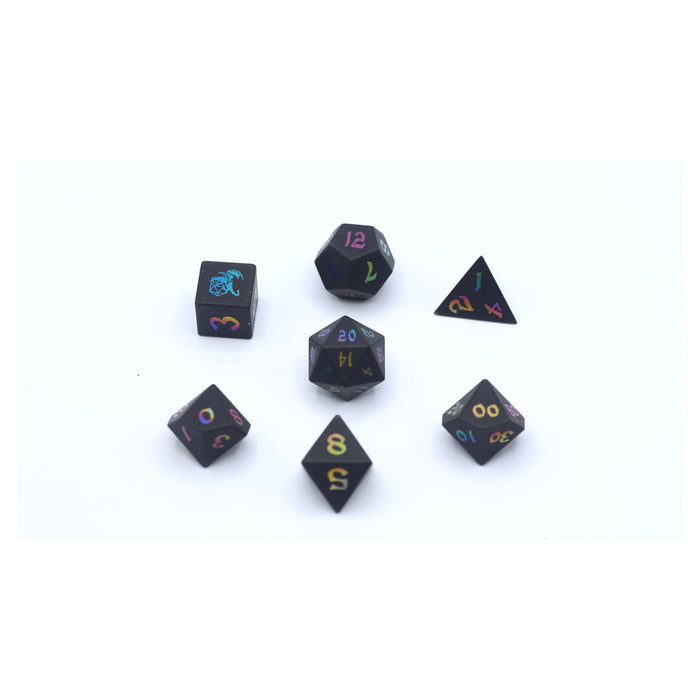 Gemstone Black Magic Dice set - Premium Polyhedral Dice Set - Just $99.99! Shop now at Retro Gaming of Denver