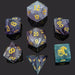 Dragon's Horde Gem Stone Polyhedral Dice Set - Purple Fluorite - Premium Polyhedral Dice Set - Just $99.99! Shop now at Retro Gaming of Denver
