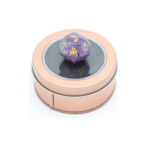Single Gemstone Astral D12 - Amethyst - Premium Polyhedral Dice Set - Just $19.99! Shop now at Retro Gaming of Denver