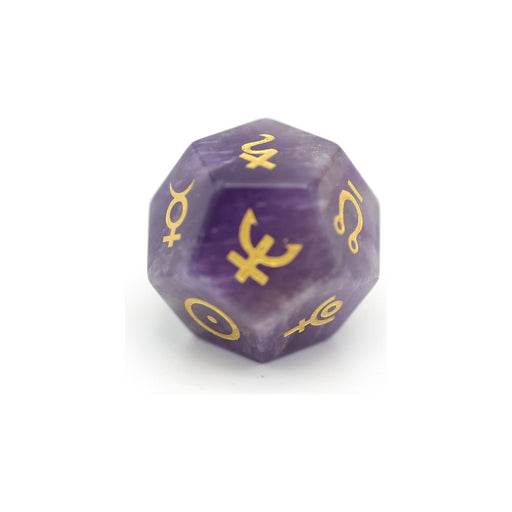 Single Gemstone Astral D12 - Amethyst - Premium Polyhedral Dice Set - Just $19.99! Shop now at Retro Gaming of Denver