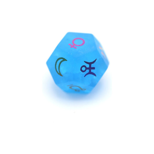 Single Glass Astral D12 - Sea Blue - Premium Polyhedral Dice Set - Just $19.99! Shop now at Retro Gaming of Denver